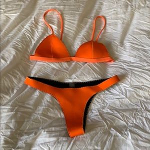 Cheeky orange bikini